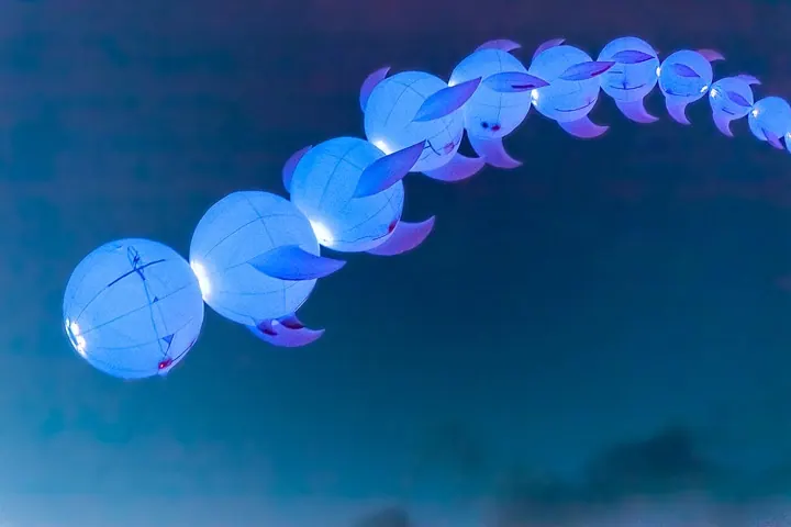 Aéreo Esculturas — show para eventos